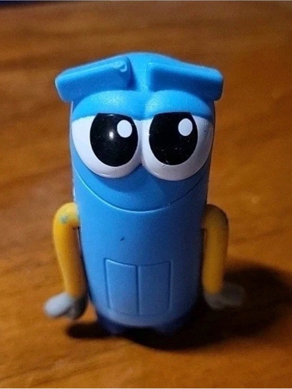 Mattel Blue and Yellow Cartoon Train Character Figure